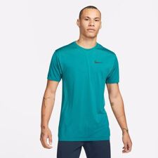 Nike Dri-Fit Seamless SS T-Shirt, Bright Spruce/Teal/Black 