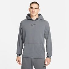 Nike Pro Fleece Training LS Hoodie, Iron Grey/Black 