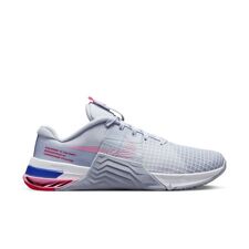 Nike Metcon 8 Women's Training Shoes, Football Grey/White/Blue Whisper 