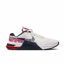 Nike Metcon 8 Women's Training Shoes, Summit White/Blackened Blue/Hyper Pink 