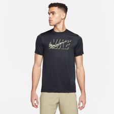 Nike Dri-Fit Camo SS Shirt, Black 