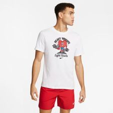 Nike Dri-Fit Fitness SS Shirt, White 
