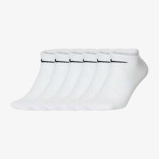 Nike Everyday Lightweight No-Show Training Socks, 6 Pair, White 