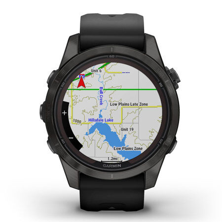 Fenix 7S PRO Sapphire Solar Carbon Gray DLC Black Garmin