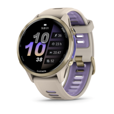Forerunner 970, Soft Gold Titanium, French Gray/Indigo