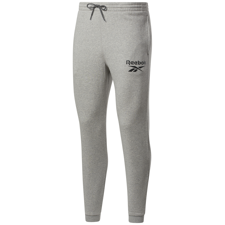 Reebok Identity Fleece Vector Pants, Medium Grey Heather 