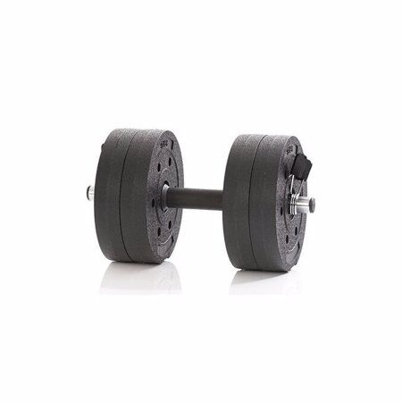 Vinyl Barbell Dumbbell Set Tunturi 50 kg Polleo Sport Komplet