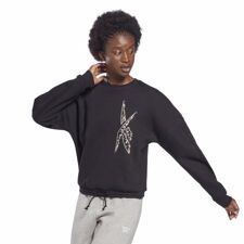 Reebok Modern Safari Women's Long Sleeve CoverUp, Black 