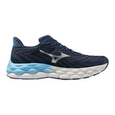 Mizuno Wave Sky 8 Running Shoes, Blue Wing Teal/Neo Silver/River Blue 