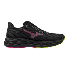 Mizuno Wave Sky 8 Women's Running Shoes, Black/Silver/Pink Tetra 
