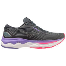 Mizuno Wave Skyrise 4 Women's Running Shoes, Stormy Weather/Blue/Purple 