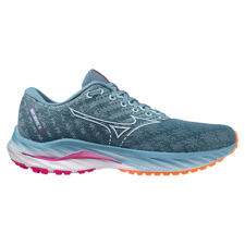 Mizuno Wave Inspire 19 Women's Running Shoes, Provincial Blue/White 
