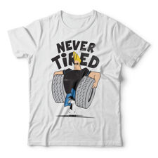 Hero Core T-shirt, Johnny Bravo, Never Tired 