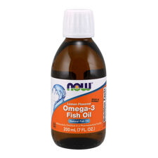 Omega-3 Fish Oil Liquid, Lemon, 200 ml