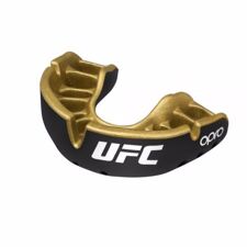 Opro Self-Fit UFC Gold штитник за заби, црна метал/златна
