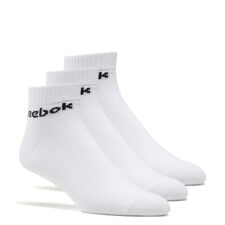 Reebok Ankle Socks Core Active (3 Pair), White 