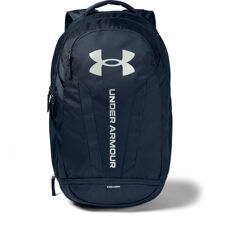 UA Hustle 5.0 Backpack, Navy/Silver