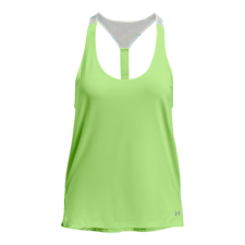 UA New Environment Women's Tank, Jet Grey/Quirky Lime 