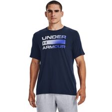 UA Shirt Team Issue Wordmark SS, Academy/Royal  