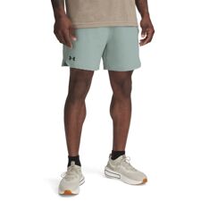 UA Shorts Vanish Woven 6in, Silica Green/Black 