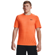US Tiger Tech 2.0 SS Shirt, Orange Blast/Black 