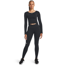UA Shirt Vanish Seamless LS, Black/White 