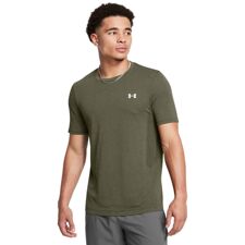 UA Shirt Vanish Seamless SS, Marine OD Green/White 