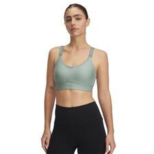 UA Women's Bra Infinity Mid 2.0, Silica Green 