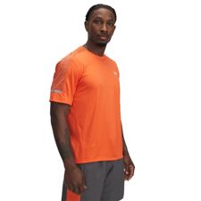 UA Shirt Tech Utility SS, Fire/Castlerock/White 