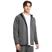 UA Hoodie Unstoppable Full-Zip Fleece, Castlerock/Black 
