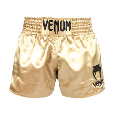 Venum Classic Muay Thai Shorts, Gold/Black 