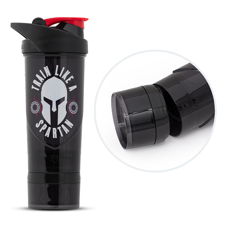 Shieldmixer HERO PRO, Spartan + Compartment, Black