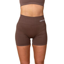 SWY Basic Scrunch Shorts, Choco 