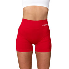 SWY Basic Scrunch Shorts, Red 