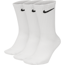 Nike Everyday Cushion Crew Training Socks (3 Pair), White/Black 