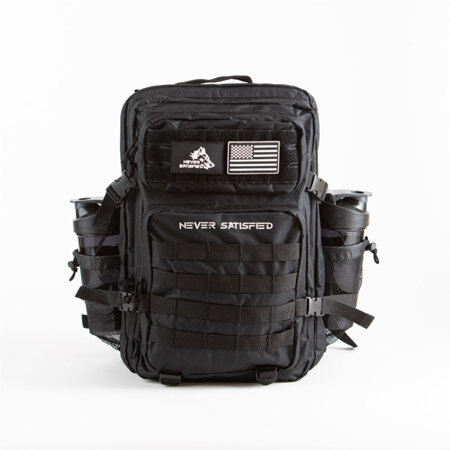 Tactical Backpack Never Satisfied Black Never Satisfied