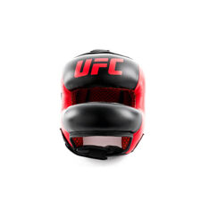 UFC PRO Full Face Head Gear, Red/Black 