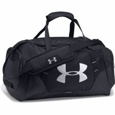 UA Undeniable 3.0 Small Duffle Bag, Black/Black