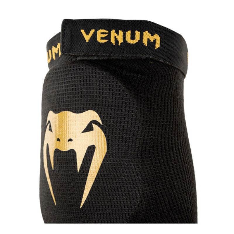 Venum Kontact Elbow Protector, Black/Gold 