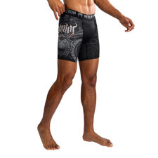 Venum Vale Tudo Shorts Gladiator 5.0, Black/Silver 