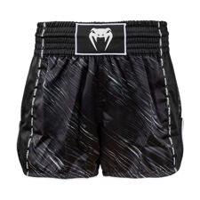Venum Muay Thai Shorts Rapid, Black/Grey-White 