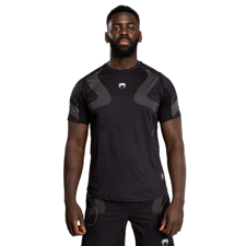 Venum Dry-Tech Nexus T-Shirt, Black/Silver 
