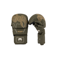Venum Serpenti Sparring Gloves, Khaki/Bronze/Ivory 