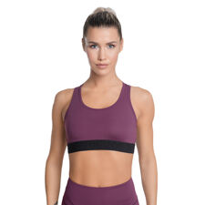 Eclipse Sports Bra, Plum 