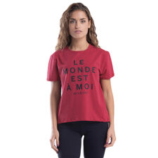Le Monde T-shirt, Burgundy 