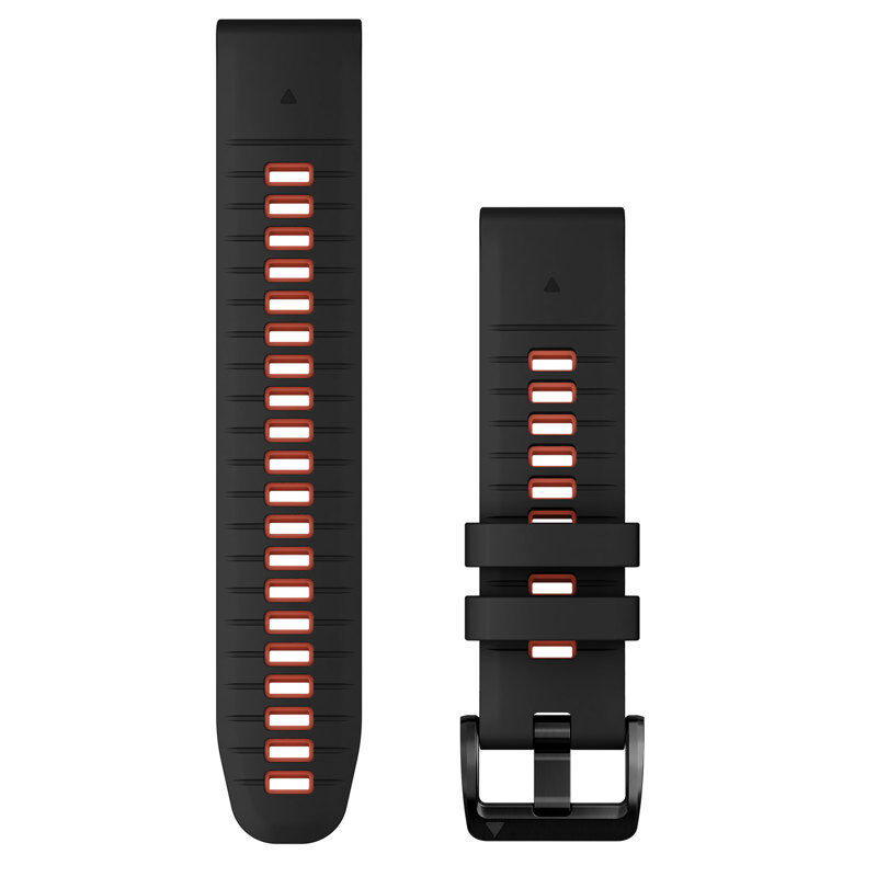 Garmin Quickfit, 22 mm, Black / Flame Red
