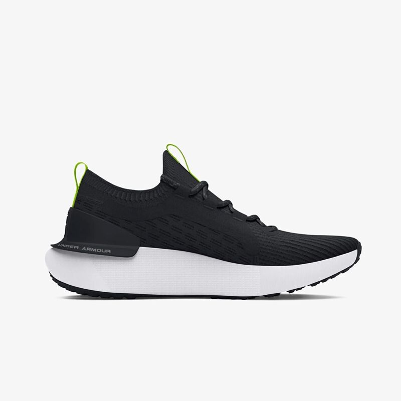 UA HOVR Phantom 3 SE Running Shoes, Black/Yellow 