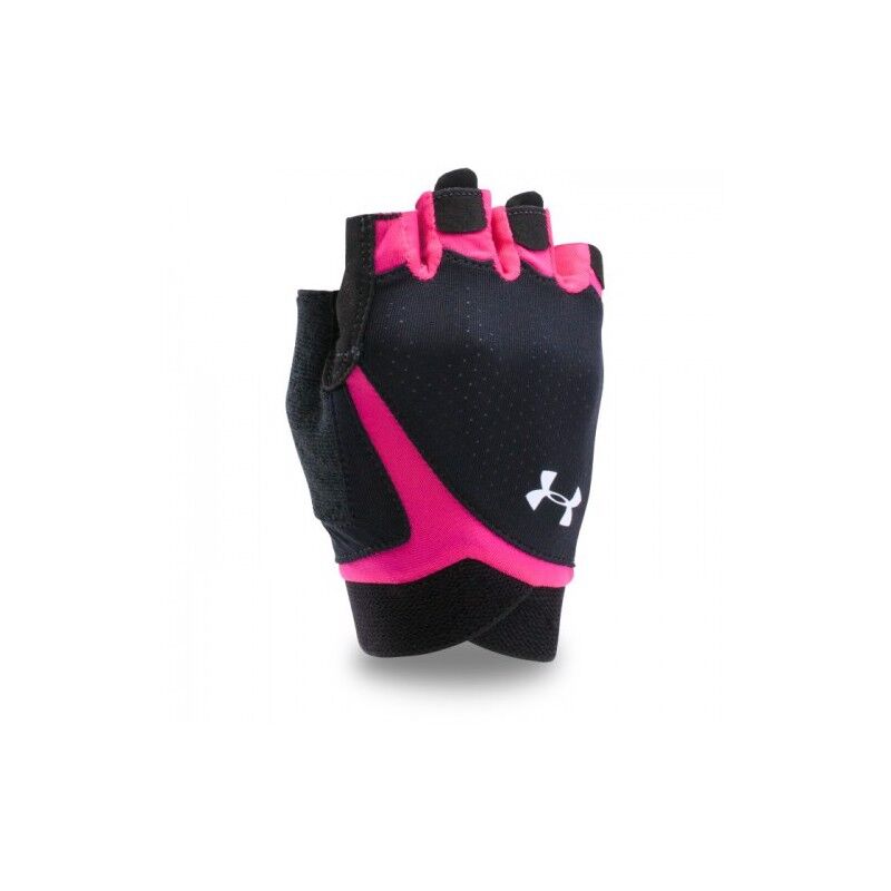 UA Women's CoolSwitch Flux Gloves, Black/Tropic Pink 