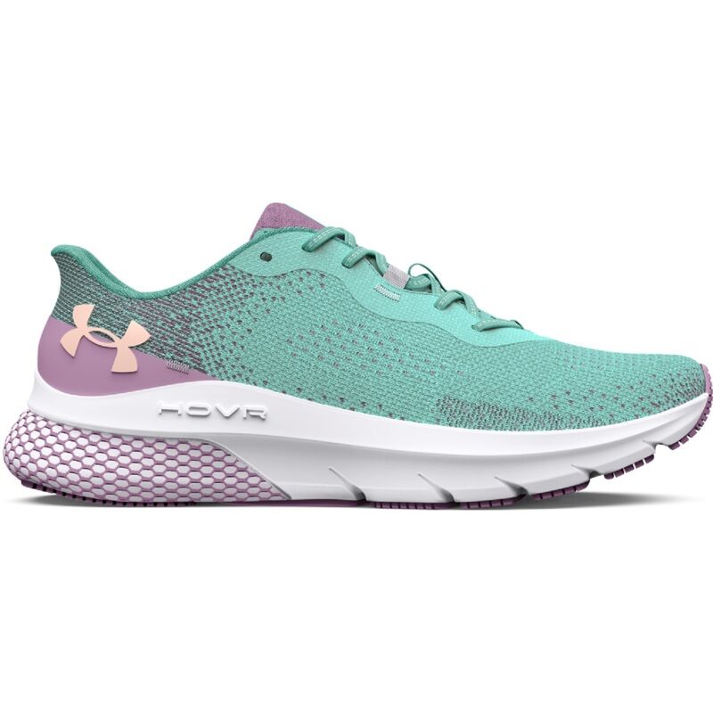 UA HOVR Turbulence 2 Women's Shoes, Neo Turquoise/Fresh Orchid 