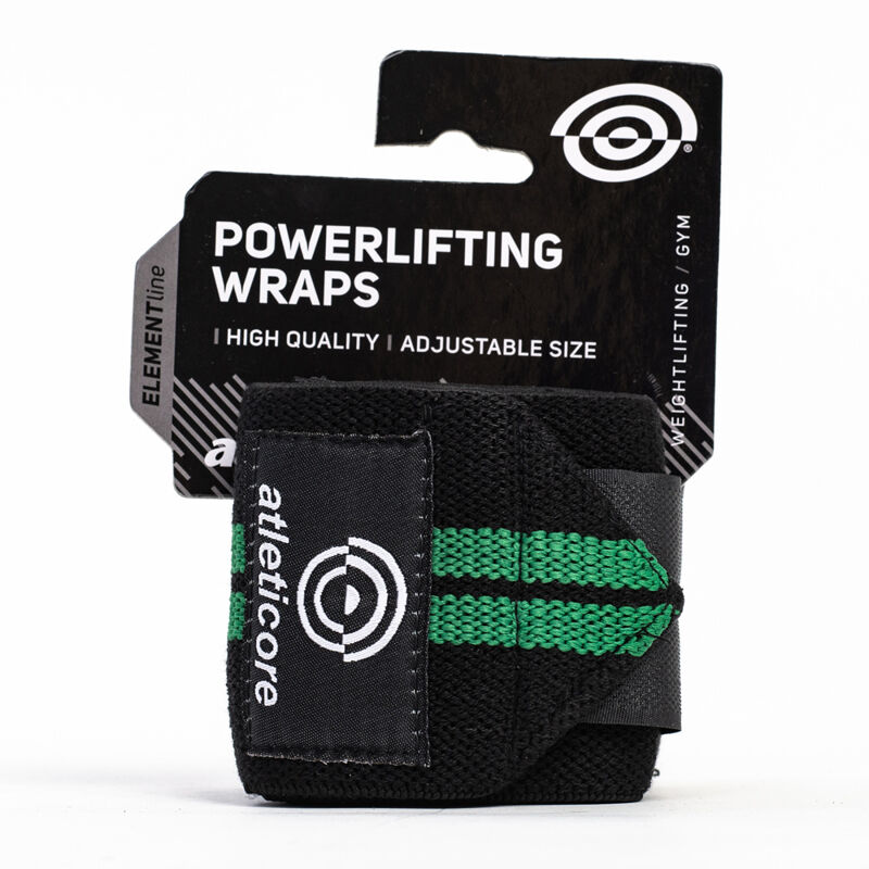 Powerlifting Wraps, Black